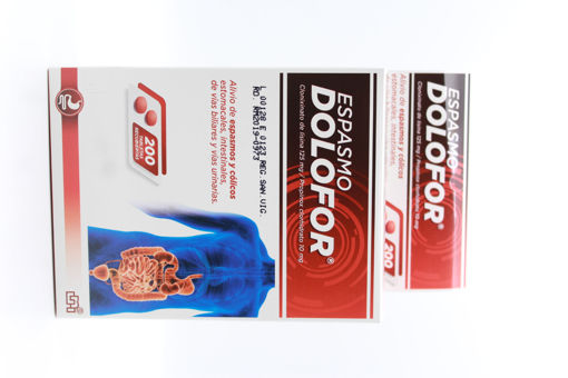 ESPASMO DOLOFOR 125/10MG X 200 TABLETAS