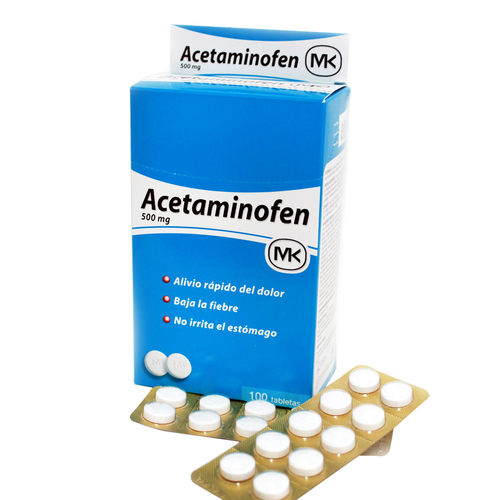 ACETAMINOFEN MK 500 MG X 100 TABLETAS