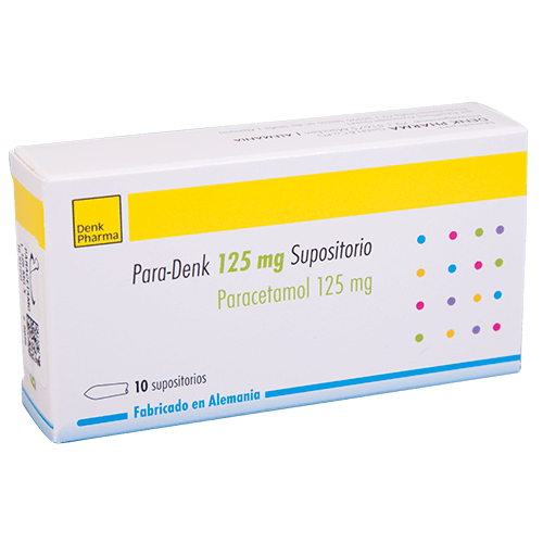 PARA DENK 125MG SUPOSITORIO X 10 SUPOSITORIOS