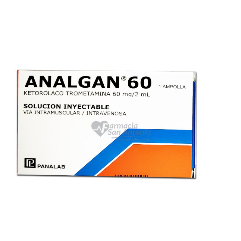 ANALGAN 60 CAJA X 1 AMPOLLA DE 2ML