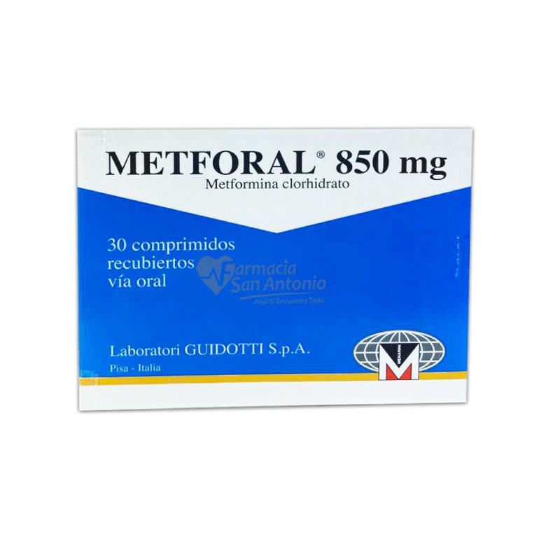 METFORAL 850 MG X 30 COMPRIMIDOS