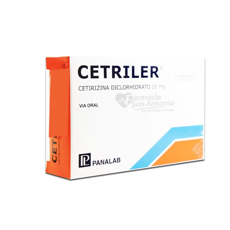 CETRILER 10MG X 15 COMPRIMIDOS