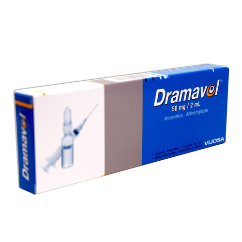 DRAMAVOL X 1 AMPOLLA INY DE 2 ML