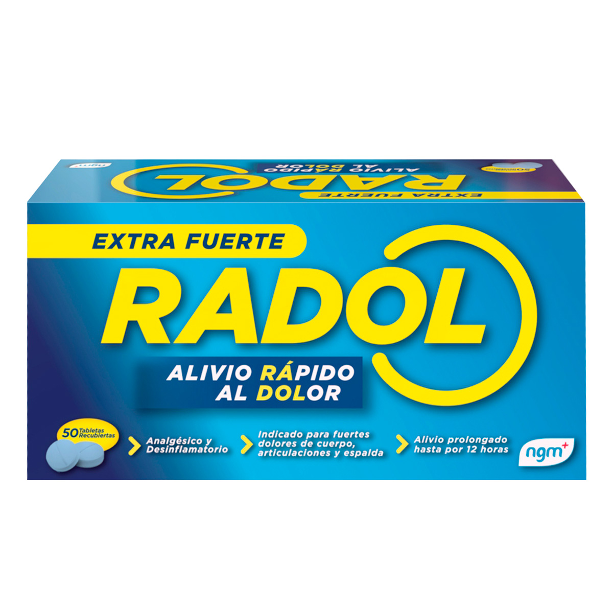 RADOL EXTRA FUERTE 250 MG X 50 TABLETAS