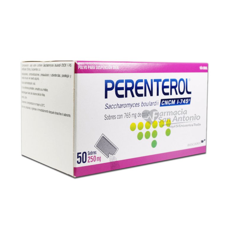 PERENTEROL X 50 SOBRES DE 765 MG POLVO