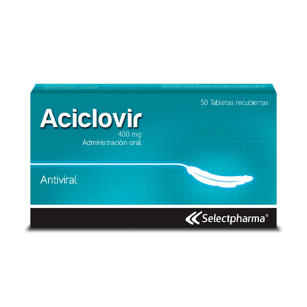 ACICLOVIR 400MG SELECTPHARMA X 50 TABLETAS