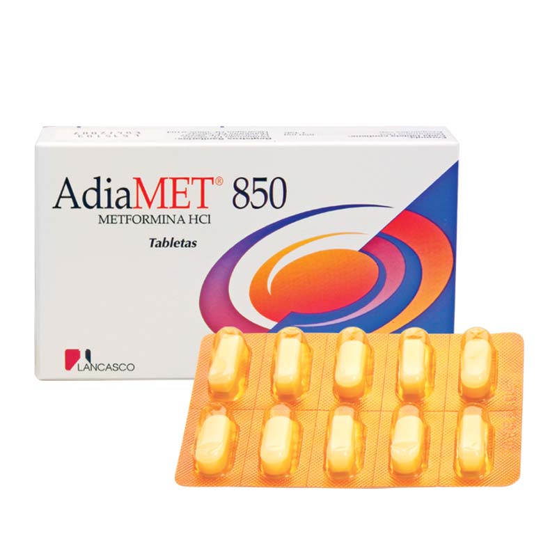 ADIAMET 850 MG X 30 TABLETAS