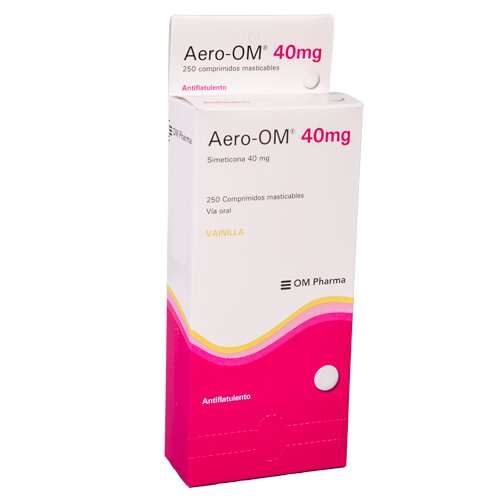 AERO OM 40 MG DISPENSADOR X 250 COMPRIMIDOS