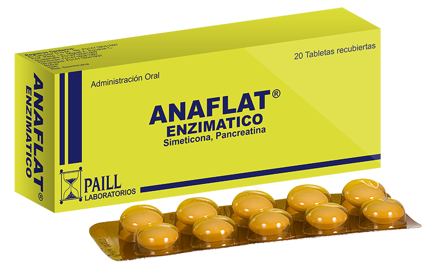 ANAFLAT ENZIMATICO X 20 TABLETAS
