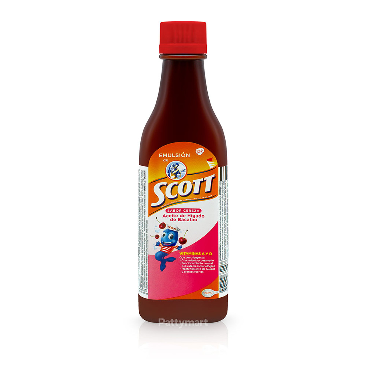 EMULSION SCOTT X 400 ML SABOR CEREZA