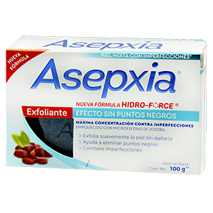 ASEPXIA EXFOLIANTE JABON BARRA X 100 GRAMOS