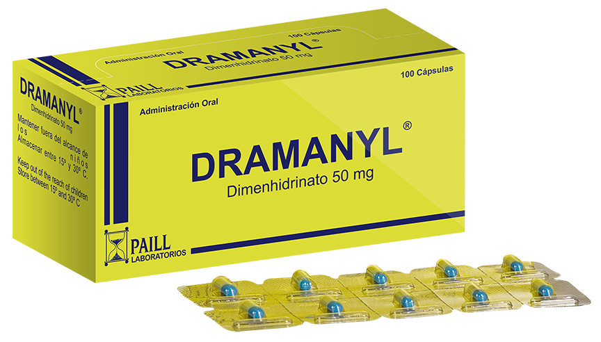 DRAMANYL 50MG X 10 BLISTER X 10 CAPSULAS
