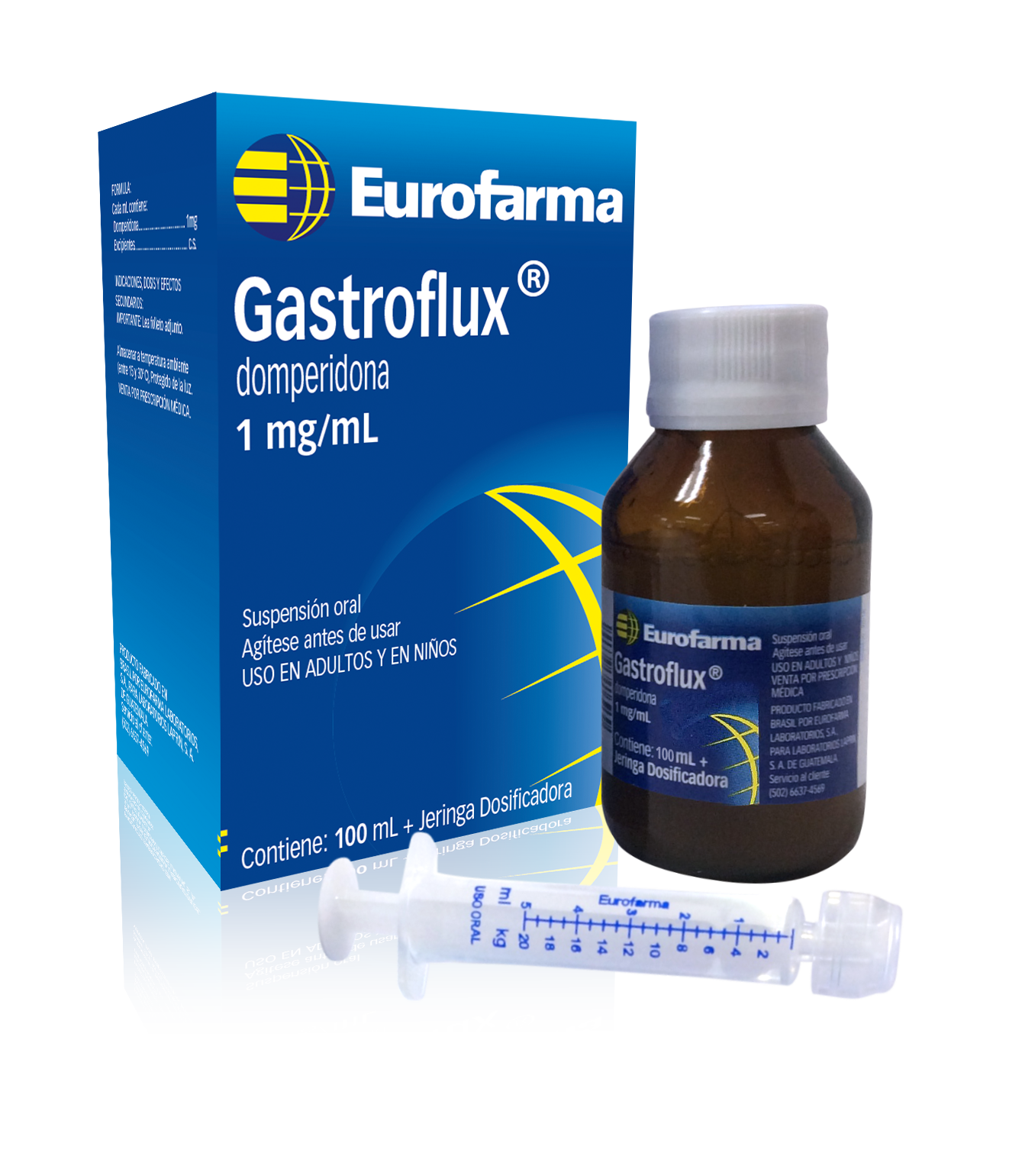 GASTROFLUX 1MG/ML SUSPENSION X 100 ML