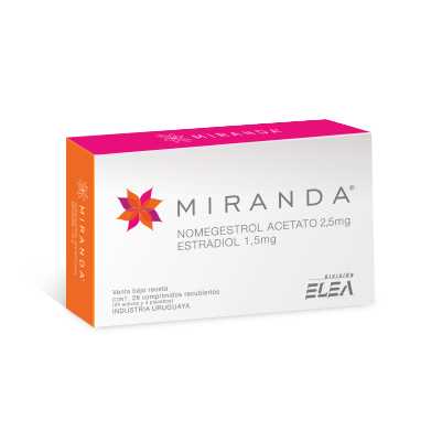 MIRANDA 2.5/1.5 MG X 28 COMPRIMIDOS
