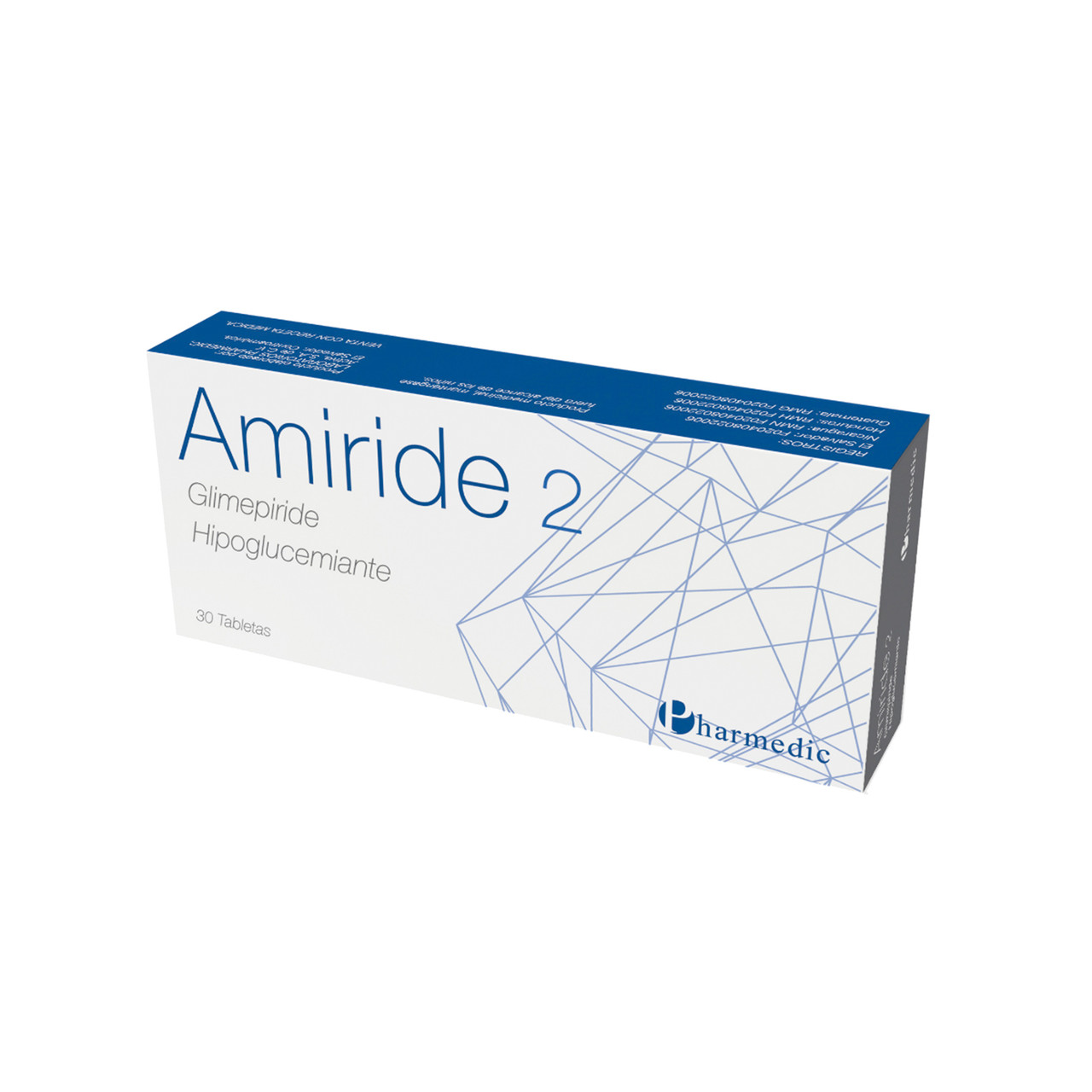 AMIRIDE 2MG X 30 TABLETAS