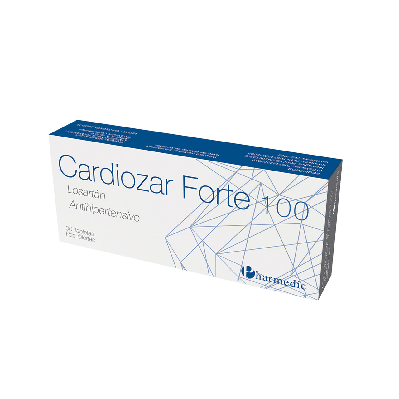 CARDIOZART FORTE 100MG X 30 TABLETAS