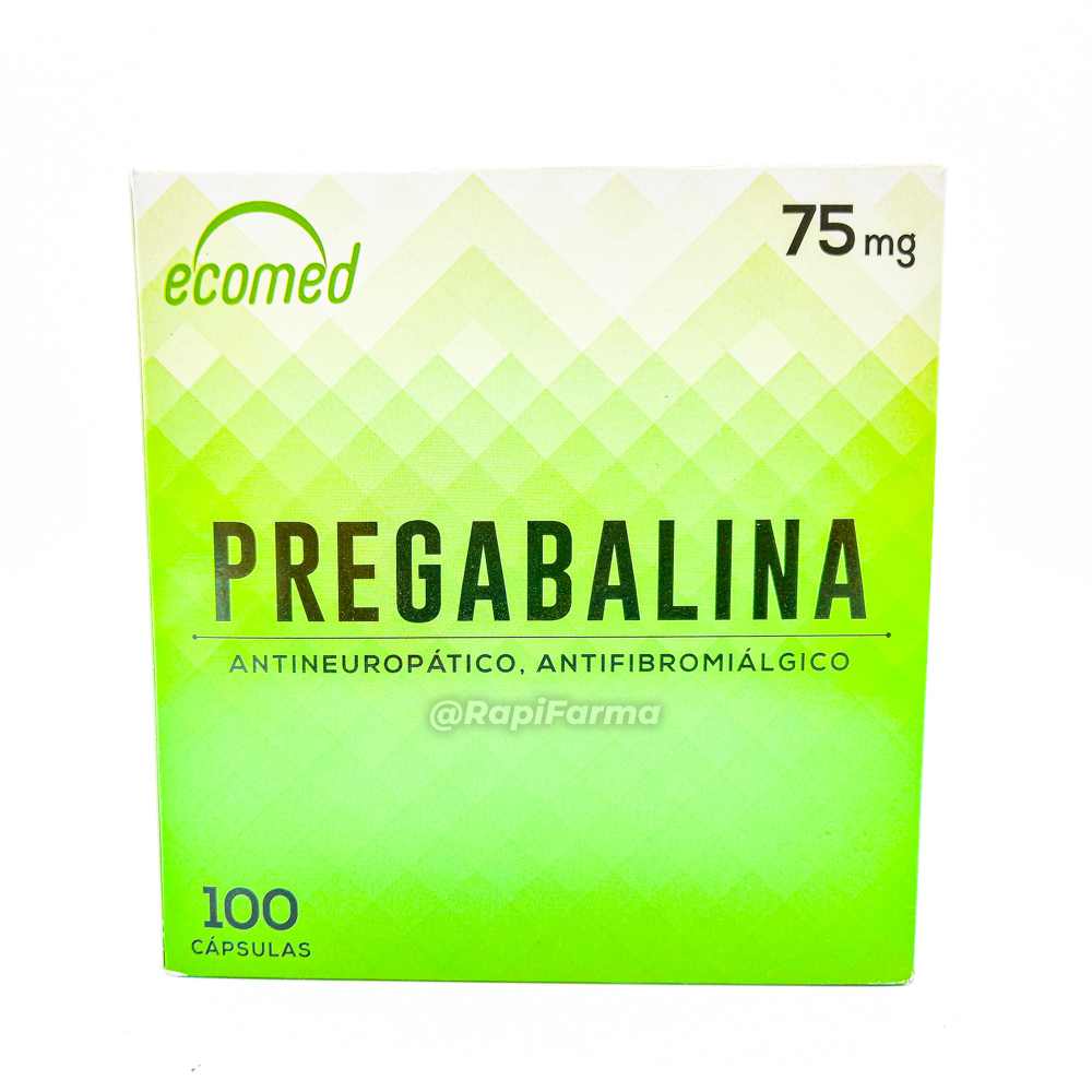 PREGABALINA 75MG X 100 CAPSULAS