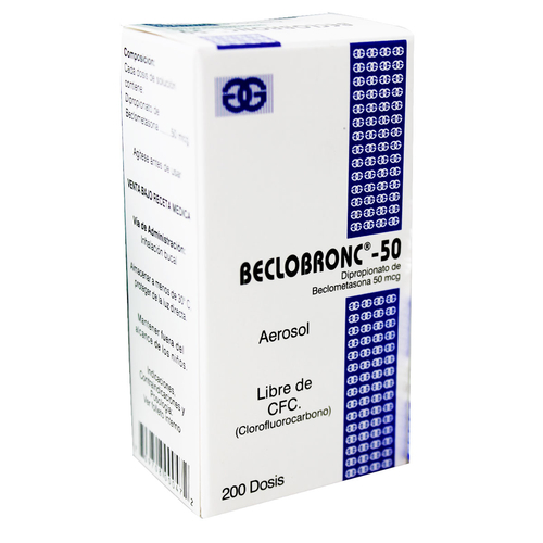 BECLOBRONC 50 MCG AEROSOL X 200 DOSIS