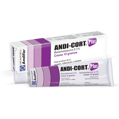 ANDI CORT PLUS 0.1% CREMA X 15G