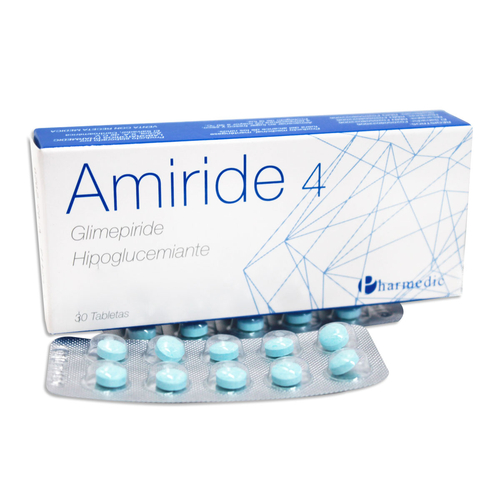 AMIRIDE 4MG X 30 TABLETAS