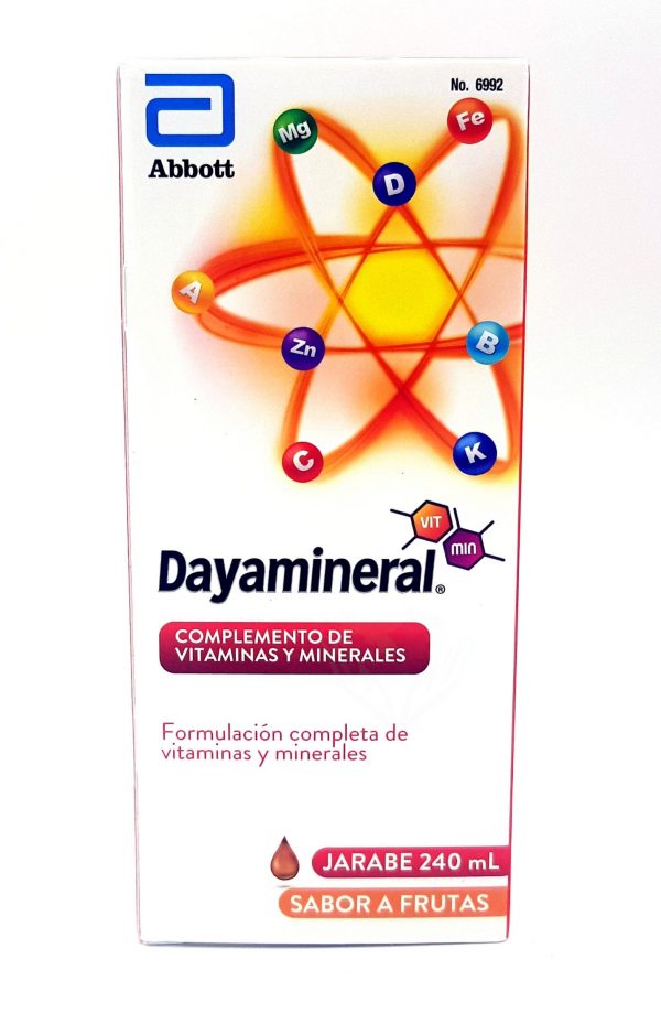 DAYAMINERAL JARABE X 240 ML SABOR FRUTAS