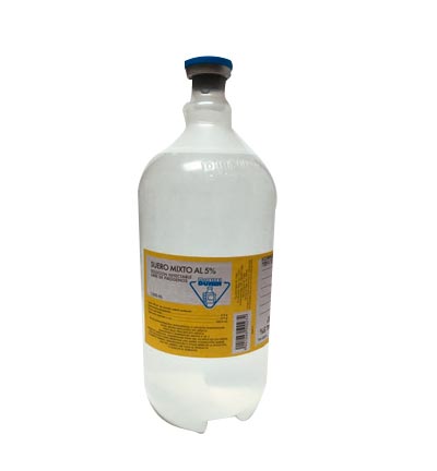 SUERO MIXTO 5 % BONIN FRASCO X 1000 ML